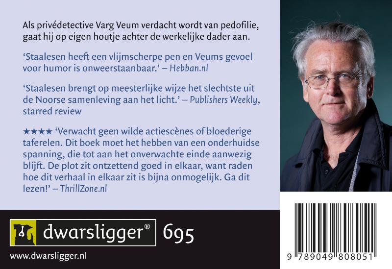 Achterkant van Varg Veum. Laat de kinderen tot mij komen