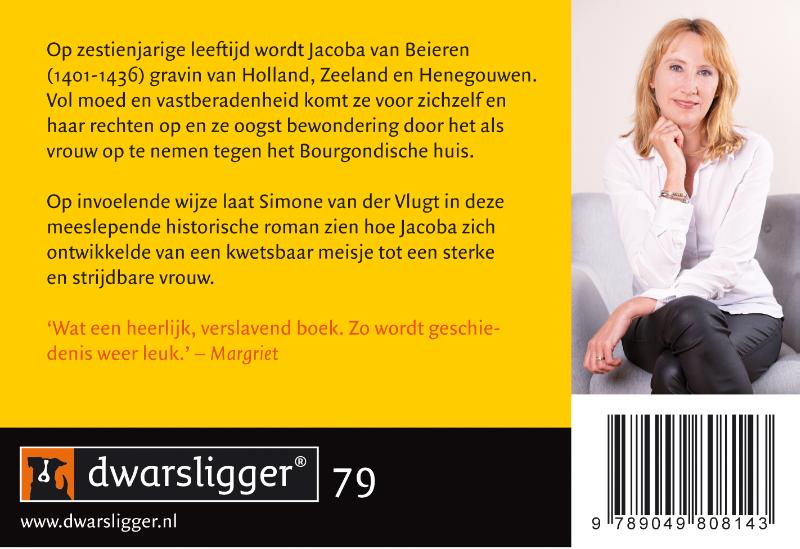 Achterkant van Jacoba, Dochter van Holland
