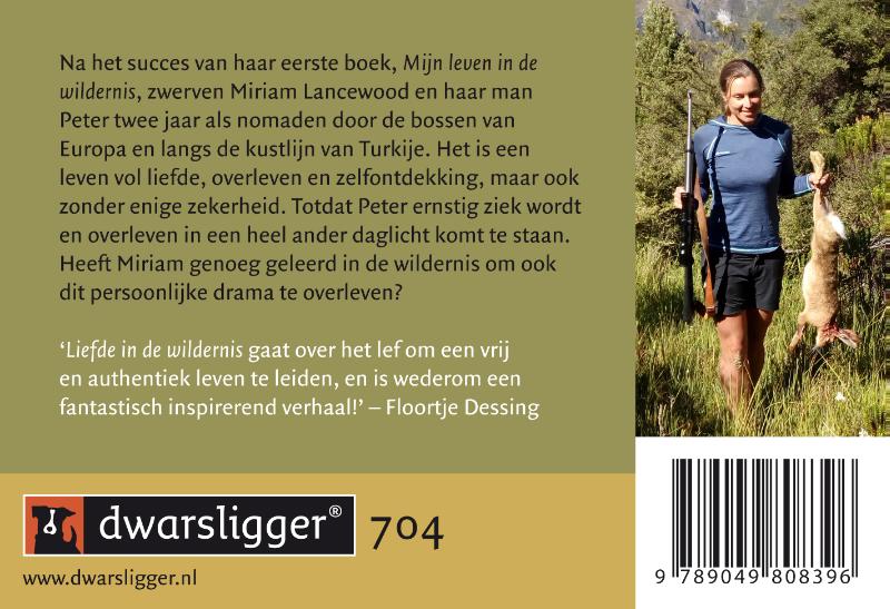 Achterkant van Liefde in de wildernis