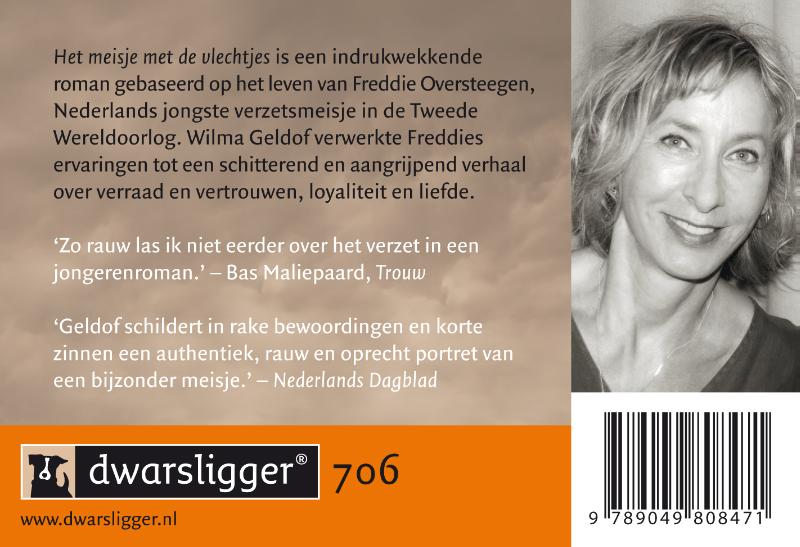 Achterkant van Het meisje met de vlechtjes