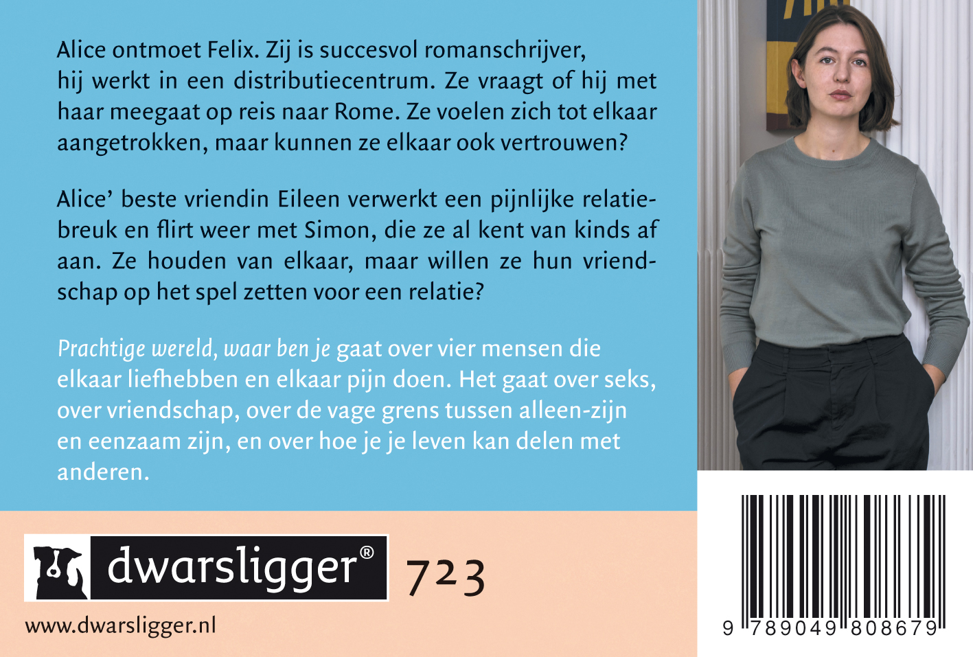 Achterkant van Prachtige wereld, waar ben je