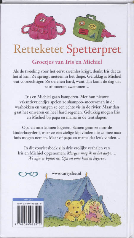 Achterkant van Retteketet spetterpret