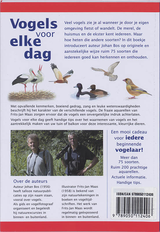 Achterkant van Vogels voor elke dag