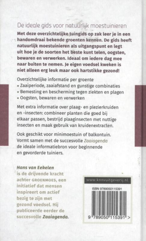 Achterkant van Van zaaien tot oogsten