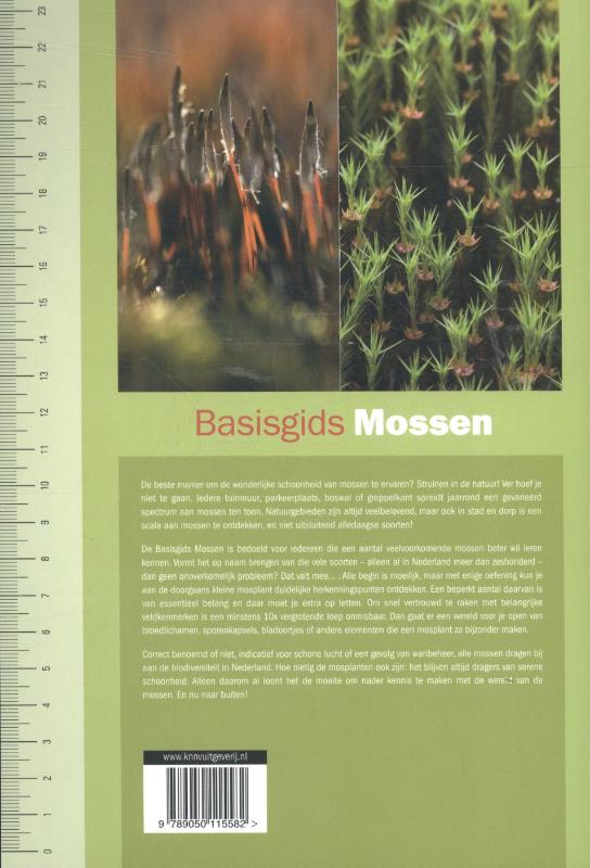 Achterkant van Basisgids mossen