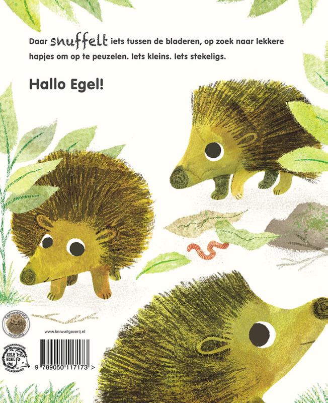 Achterkant van Hallo Egel!