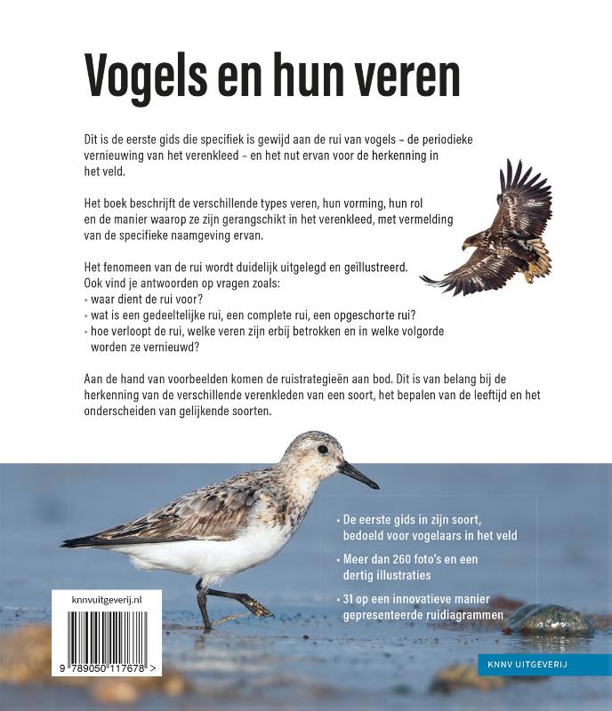 Achterkant van Vogels en hun veren