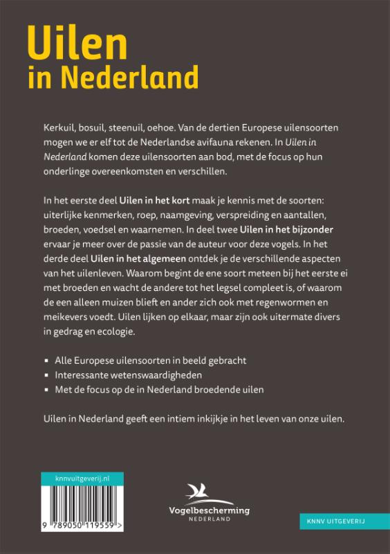 Achterkant van Uilen in Nederland