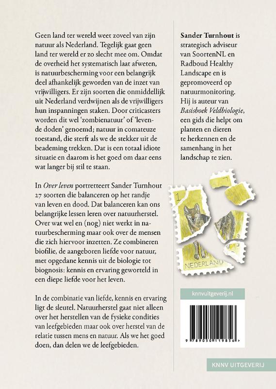 Achterkant van Over leven