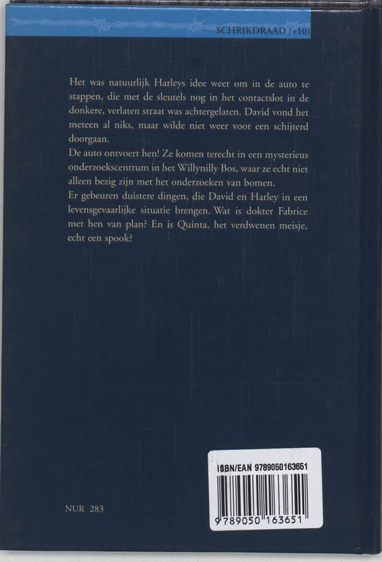 Achterkant van Operatie terreur