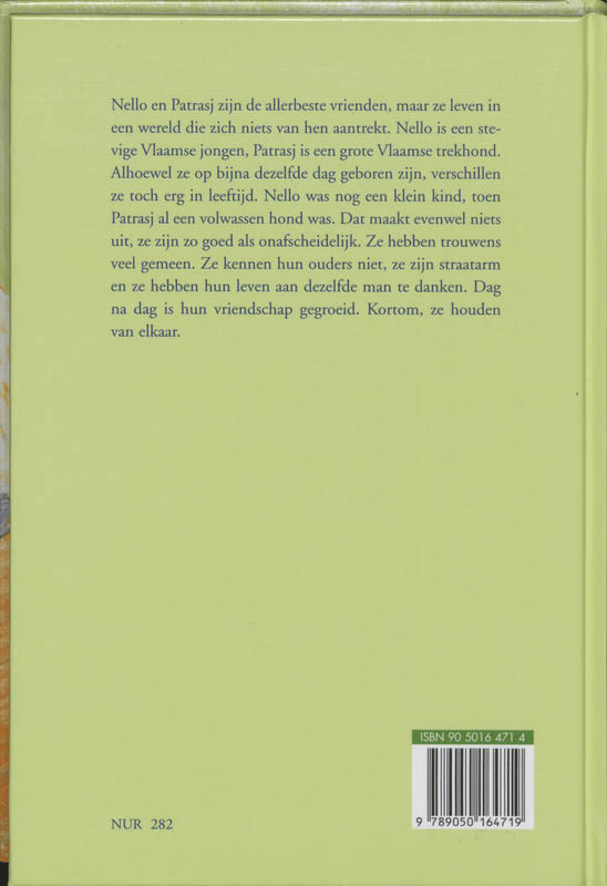 Achterkant van Nello en Patrasj