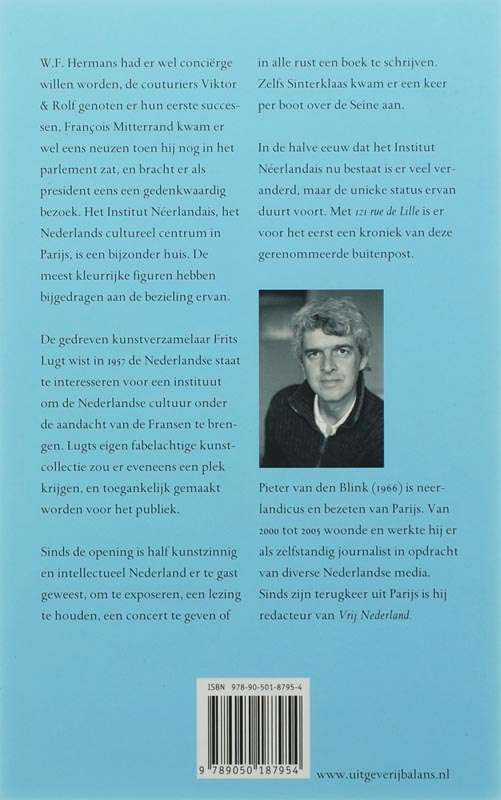 Achterkant van 121 rue de Lille