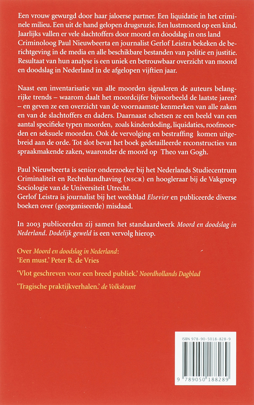 Achterkant van Dodelijk geweld
