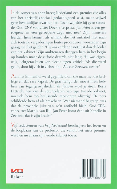Achterkant van De geroepene