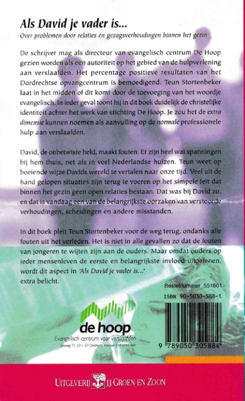 Achterkant van Als David je vader is...