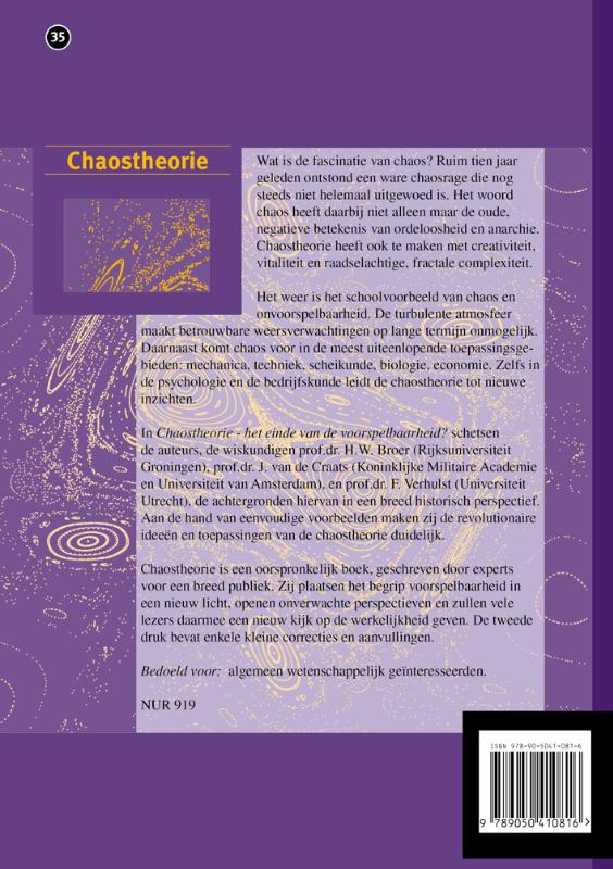Achterkant van Chaostheorie
