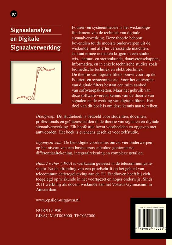 Achterkant van Signaalanalyse en Digitale Signaalverwerking