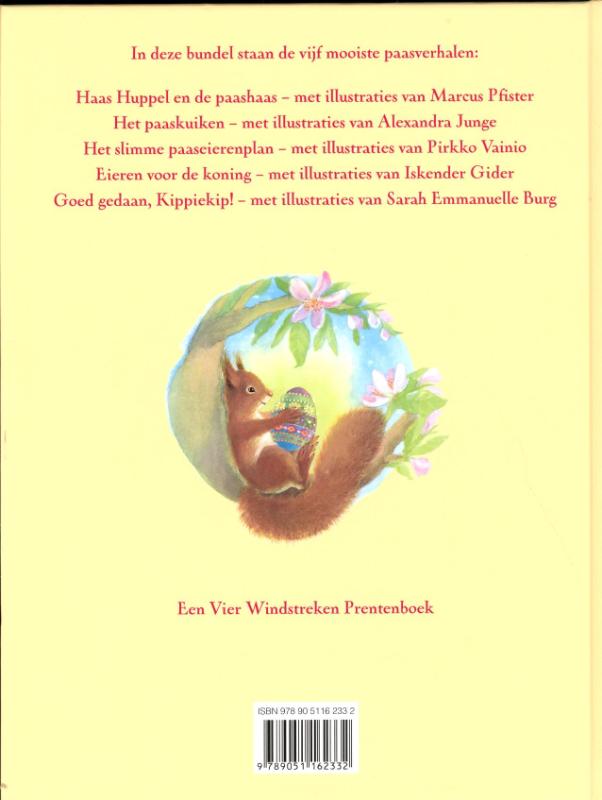 Achterkant van Vrolijk Pasen!