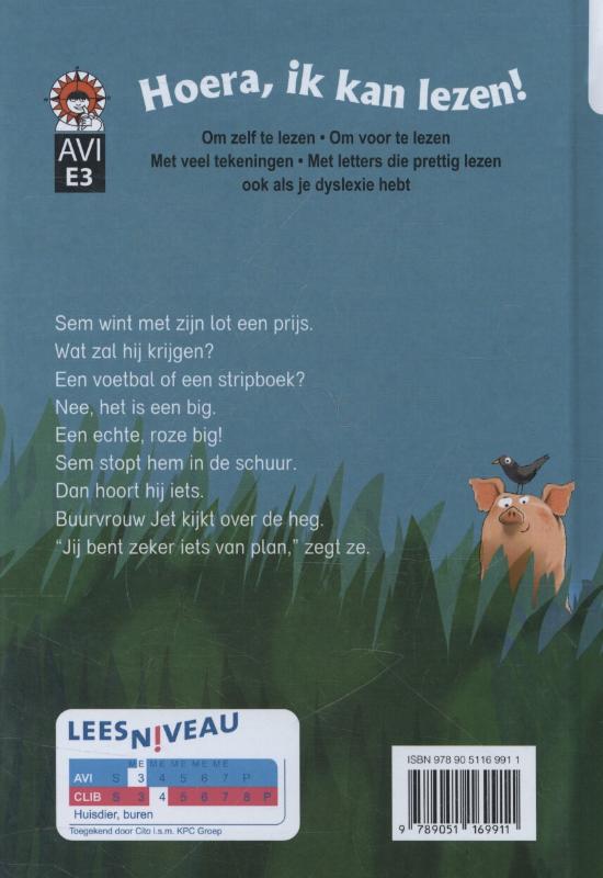 Achterkant van Knor de waakbig