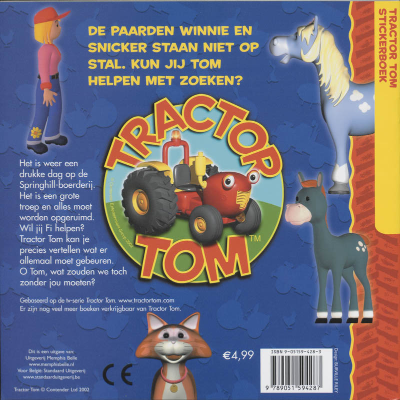 Achterkant van Sticker boek