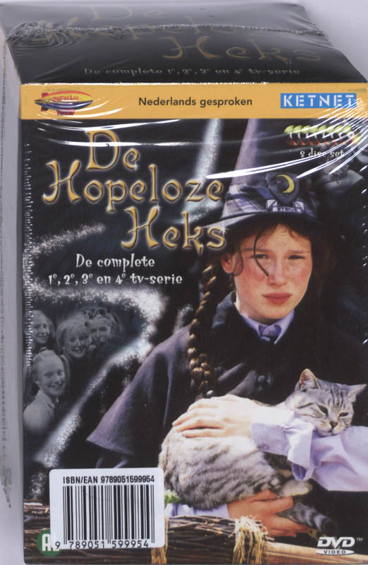 Achterkant van De hopeloze heks slipcase 8 DVD