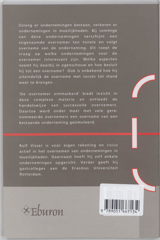 Achterkant van De overnemer ontmaskerd