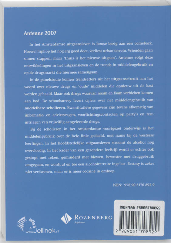 Achterkant van Antenne 2007