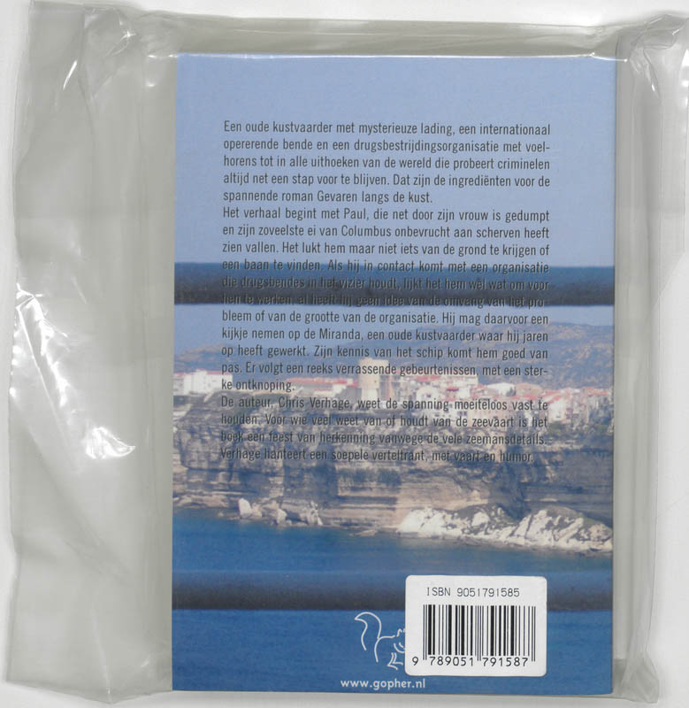 Achterkant van Gevaren langs de kust