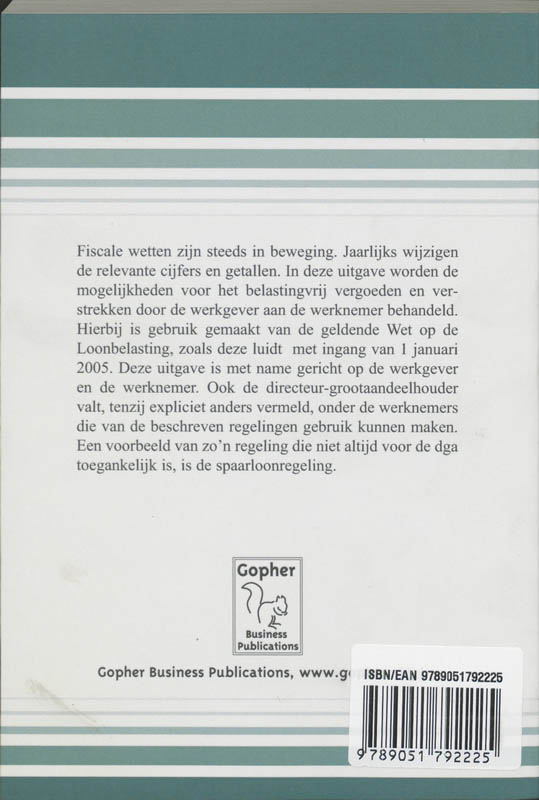 Achterkant van Fiscaal vriendelijk belonen