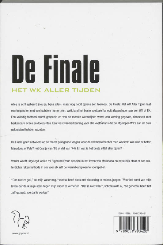 Achterkant van De Finale