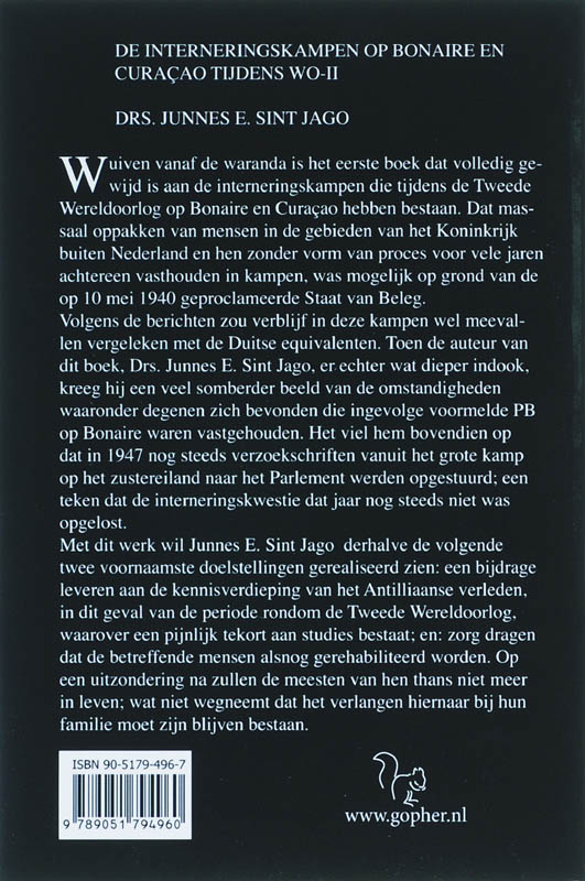 Achterkant van Wuiven vanaf de waranda