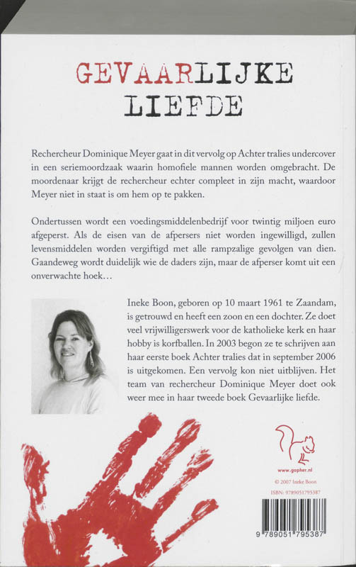 Achterkant van Een gevaarlijke liefde
