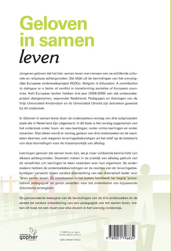 Achterkant van Geloven in samen leven