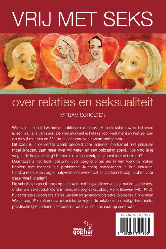 Achterkant van Vrij met seks
