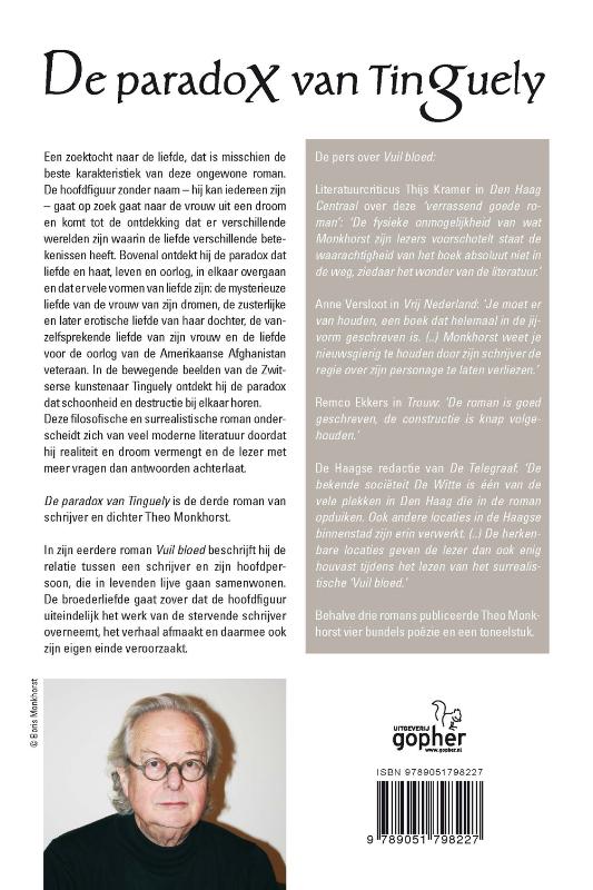 Achterkant van De paradox van Tinguely