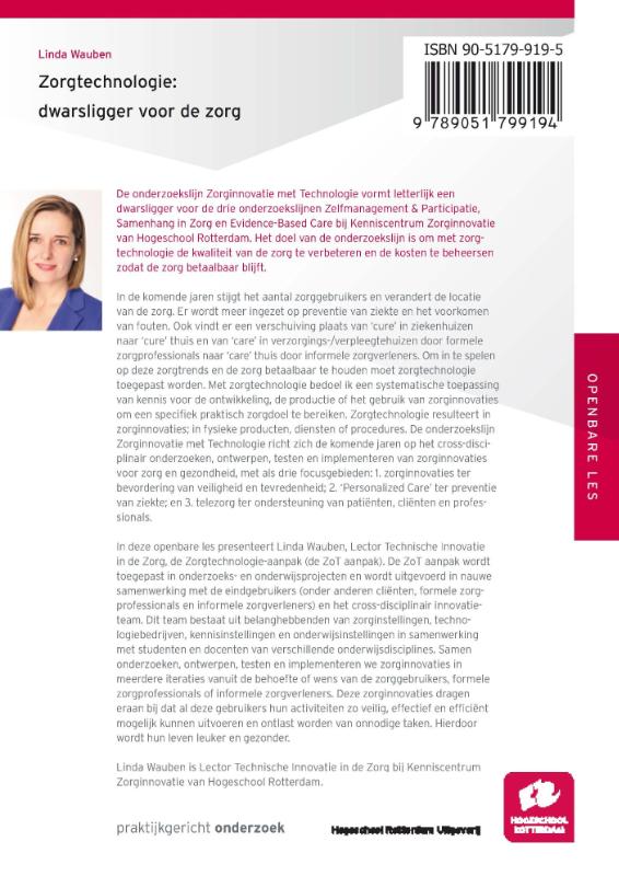 Achterkant van Zorgtechnologie