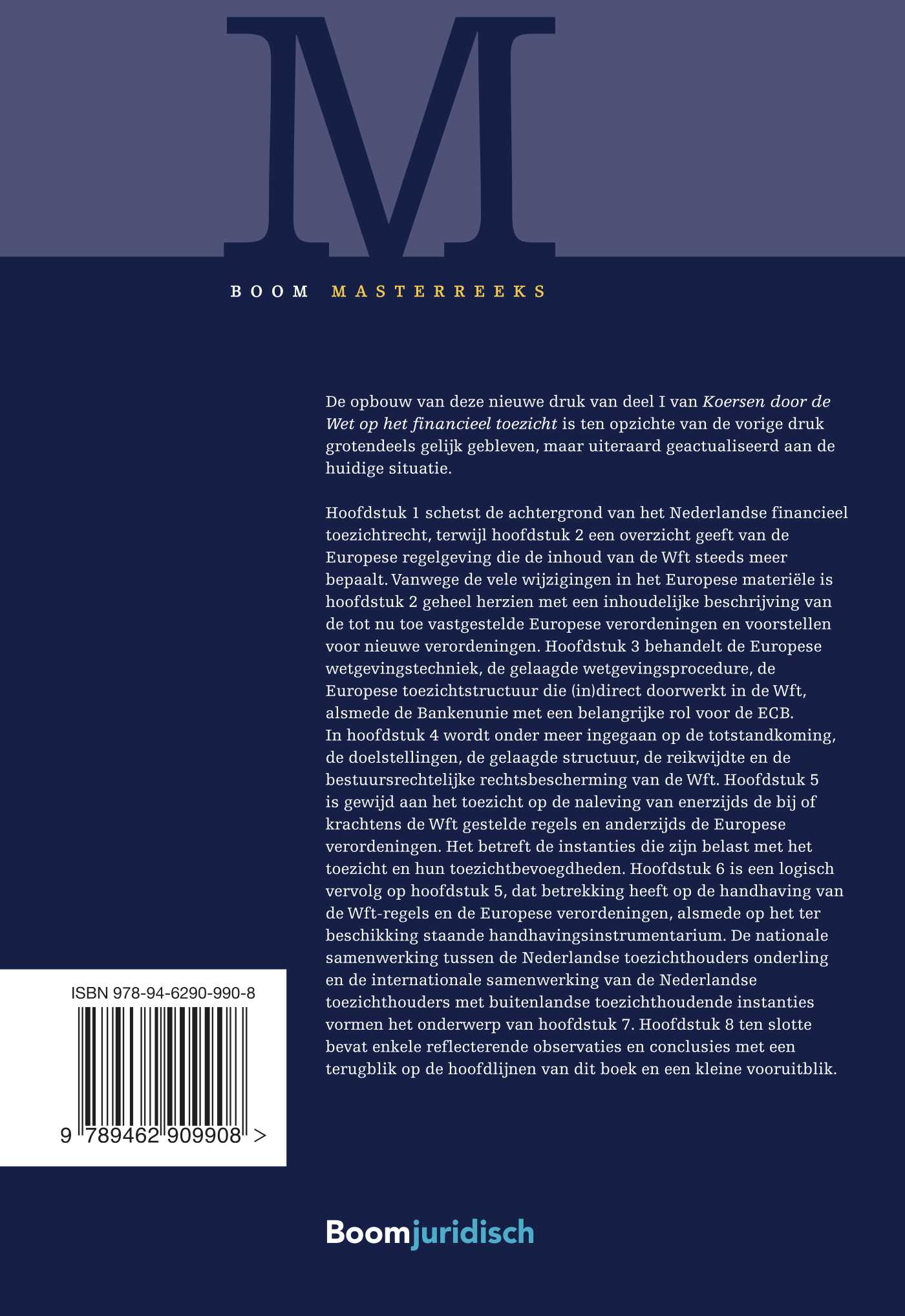 Achterkant van Deel I - Algemene nationale en Europese aspecten, toezicht en handhaving
