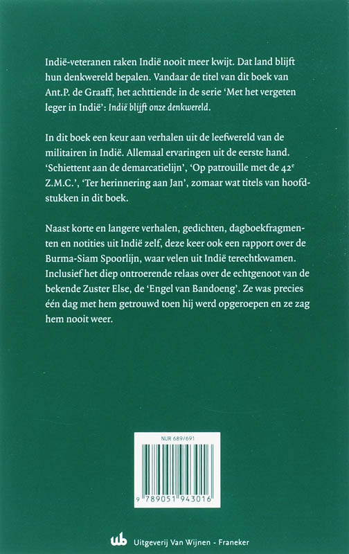 Achterkant van Indie blijft onze denkwereld