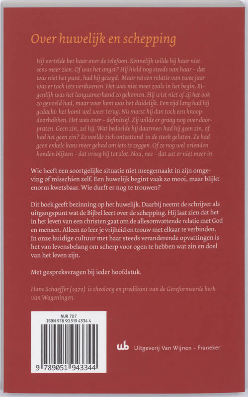 Achterkant van Trouwen - als je vrijheid je lief is
