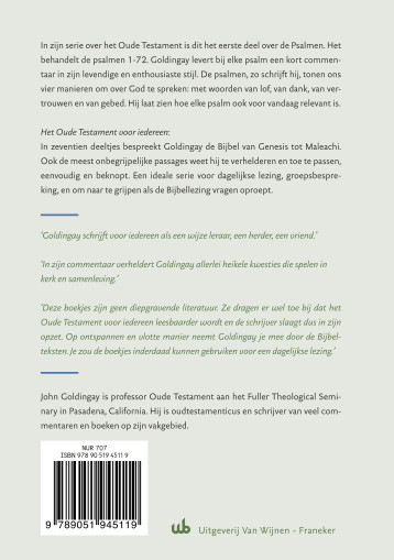 Achterkant van Psalmen voor iedereen