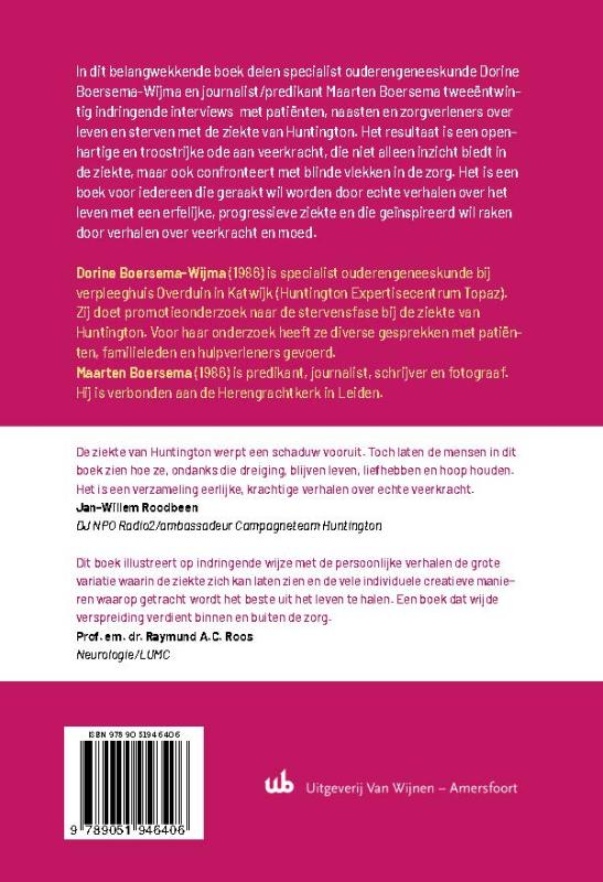 Achterkant van Gezichten van Huntington