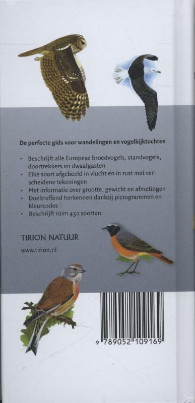 Achterkant van Nieuwe zakgids vogels