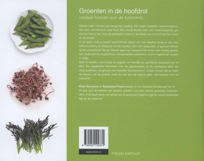 Achterkant van Groenten in de hoofdrol