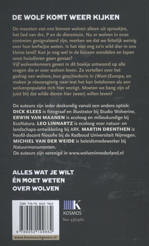 Achterkant van De wolf terug