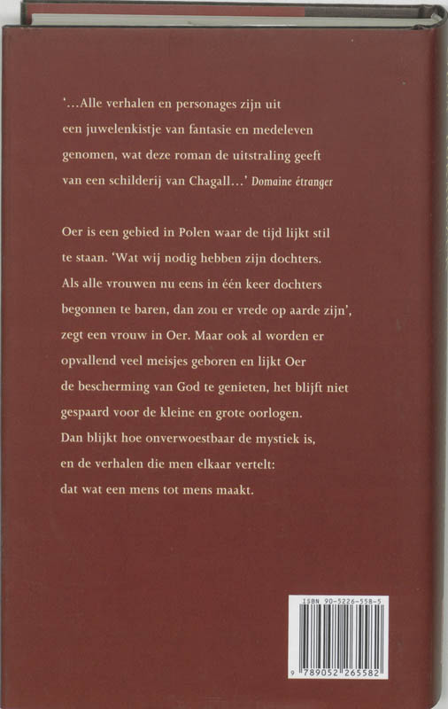 Achterkant van Oer en andere tijden
