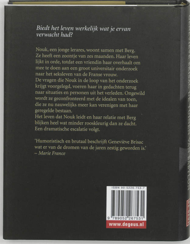 Achterkant van De tuinen van Babylon