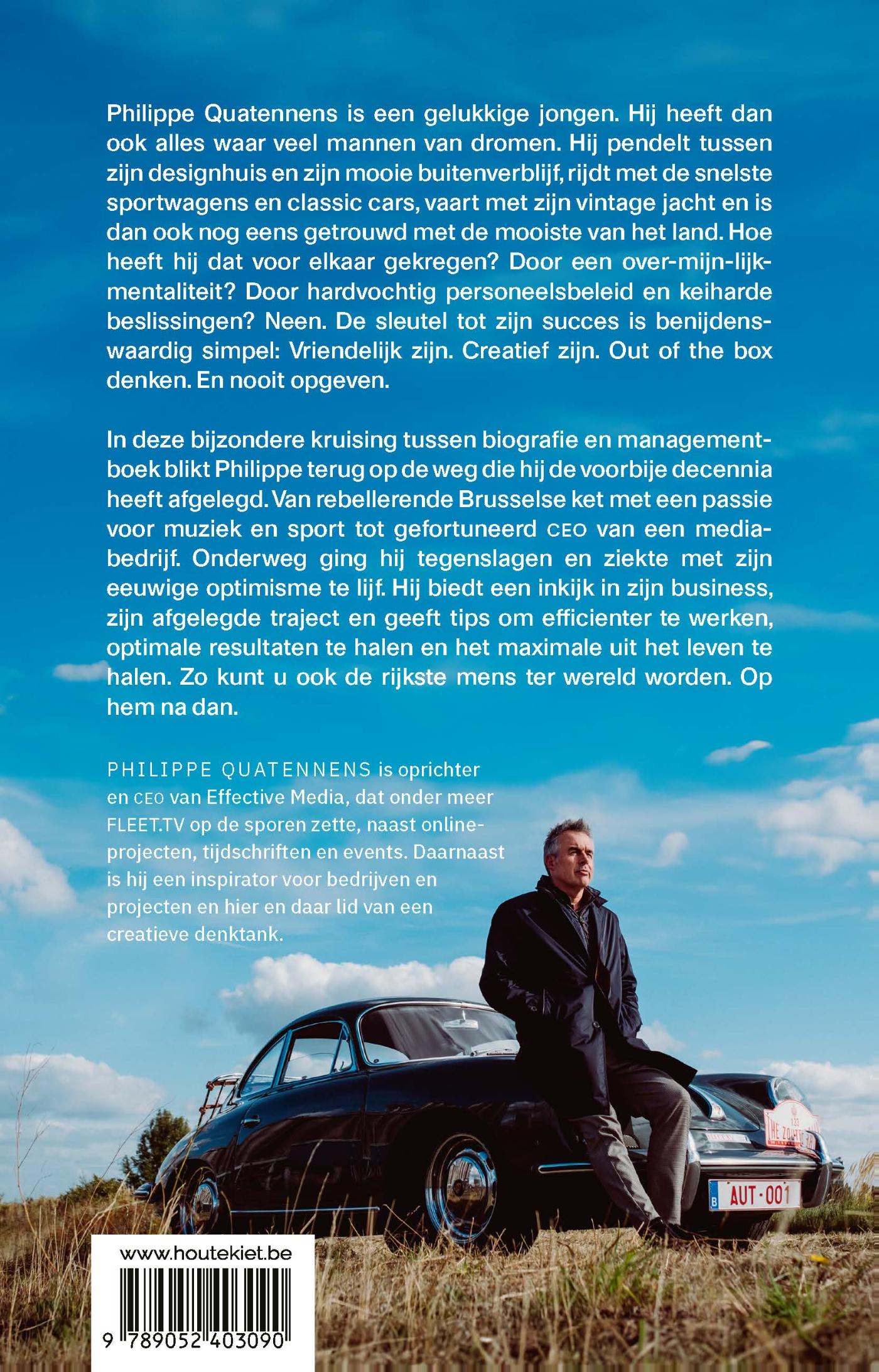 Achterkant van Be nice, get rich