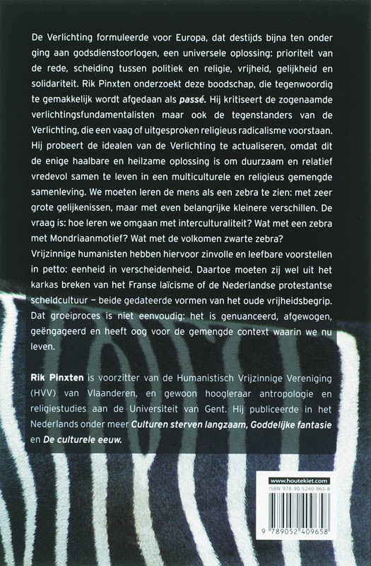 Achterkant van De strepen van de zebra