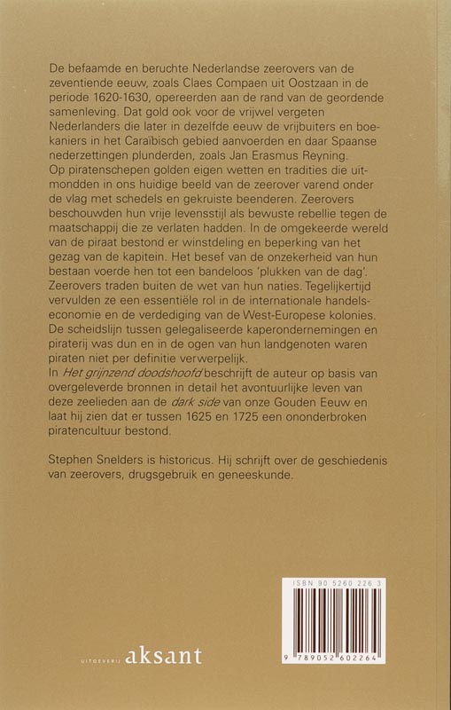 Achterkant van Het grijnzend doodshoofd