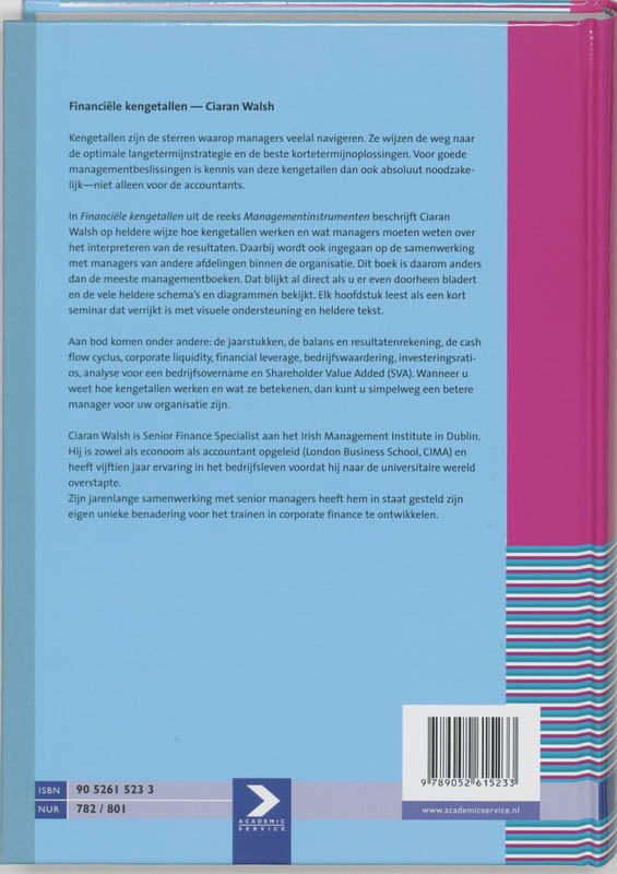 Achterkant van Financiële kengetallen